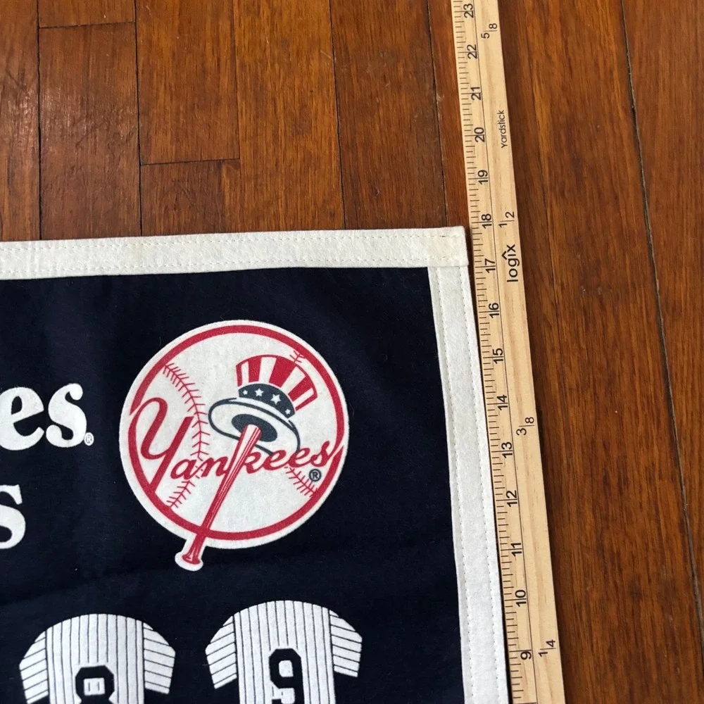 Mitchell & Ness New York Yankees Retired Numbers Wool Felt Banner Navy Blue USA